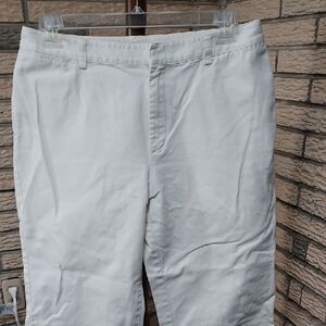 Lauren Ralph Lauren Womans Off White Chinos Sz 12
